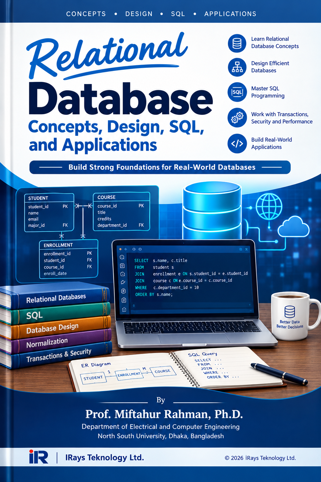 Book cover: Relational Database Systems